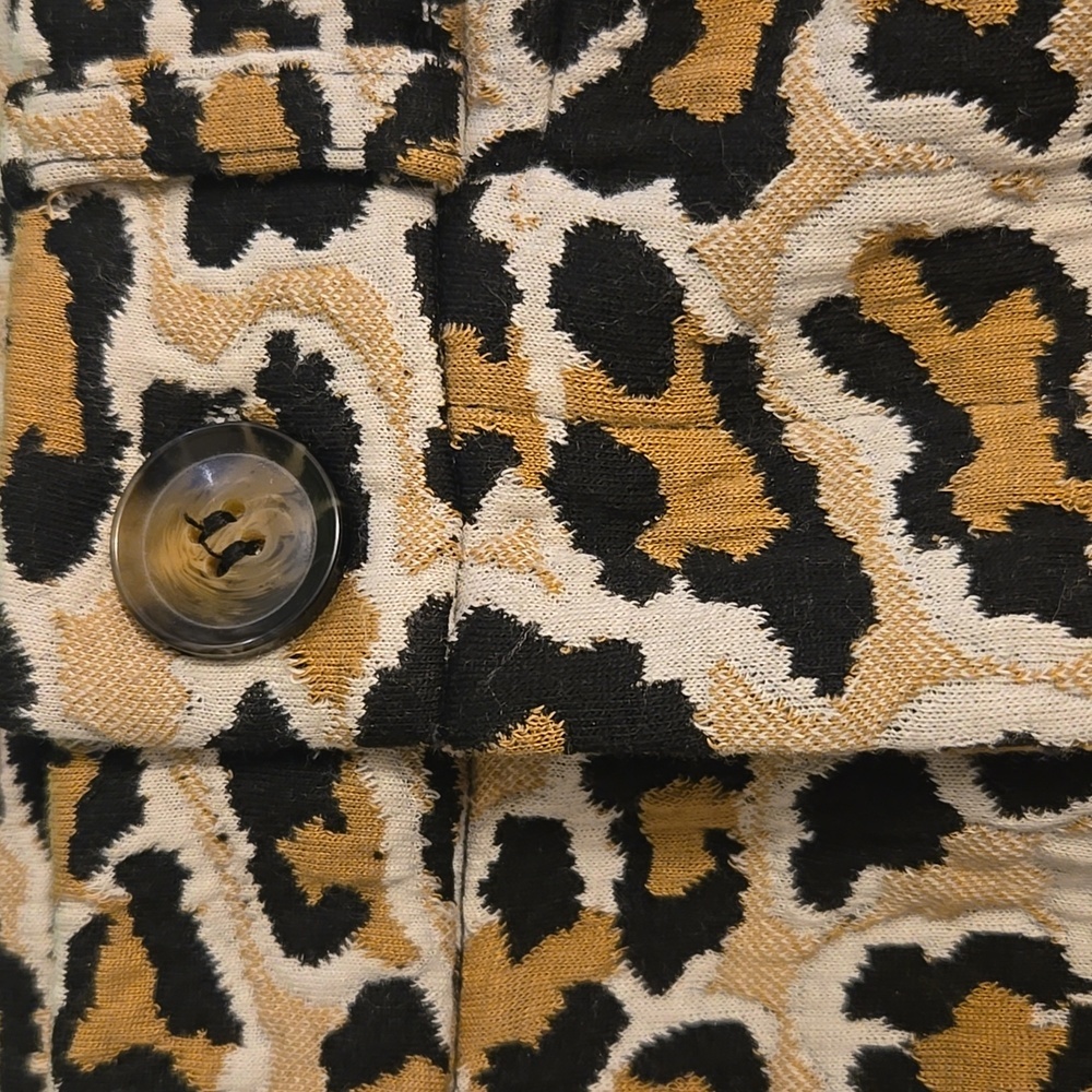 Maeve Black and Gold Patterned Boot Cut Pants - Picture 7 of 11